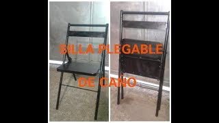 DIY Como hacer SILLA plegable de CAÑO  muy simple [upl. by Sitoiganap]