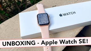 Unboxing the new Apple Watch SE in Gold [upl. by Giovanna]