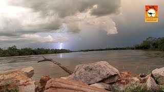 Lightning and nature show  Wet season storm  the Kimberley Western Australia [upl. by Hakvir909]