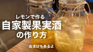 自粛期間中に仕込む果実酒の作り方【レモン編】とおまけ [upl. by Presley]