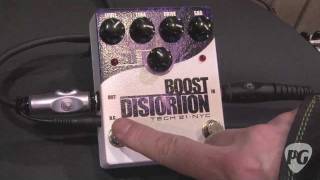 NAMM 12  Tech 21 Boost Overdrive Boost Distortion Boost Fuzz Bass Boost Fuzz Demos [upl. by Akinor]