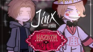 Jinx react to Kim Dan as Lucifer  Hazbin Hotel  part 12  2x [upl. by Akerdnuhs80]