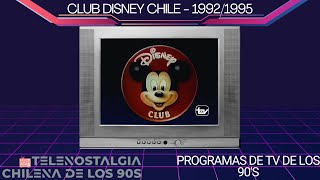 PROGRAMA DE TV Club Disney intro  19921995 [upl. by Eidur]