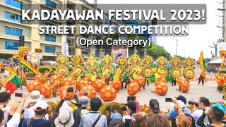 KADAYAWAN FESTIVAL 2023 STREET DANCE COMPETITION OPEN CATEGORY  DAVAO CITY PHILIPPINES 🇵🇭 [upl. by Knute]