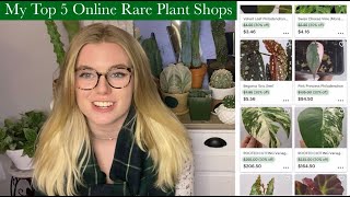 Top 5 Online Plant Shops to go House Plant Shopping Links in the BIO [upl. by Giana]