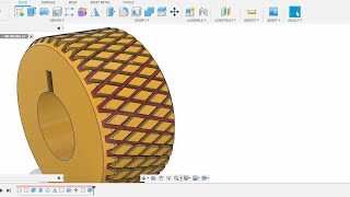 How to make knurling in fusion 360  Fusion 360 Tutorial [upl. by Christoph828]