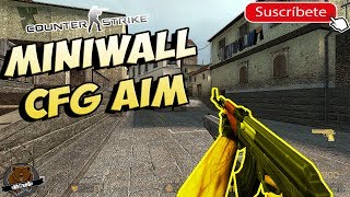 ★Counter Strike 16 ★ MiniWall v4  ⇛CFG Aim 100 ⇚ ™ No Recoil  20172018 ★AIMBOT ★ ♛CFG PRO✔ [upl. by Wilkison]