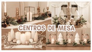 🌲CENTROS DE MESA NAVIDEÑOS SIN GASTAR MUCHO DINERO 😮IDEAS DECORACION ELEGANTE Y ECONÓMICA Christmas [upl. by Queena83]