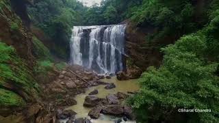 Sathodi falls Aerial View [upl. by Irene]