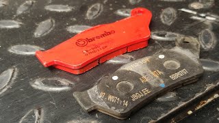 Yamaha R15 V3 Ultimate Brake Upgrade  Brembo Sintered Brake Pads  Part1 [upl. by Healy369]