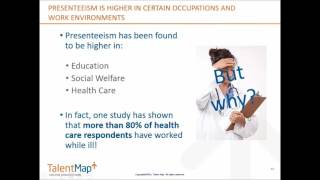 Absenteeism Presenteeism and Employee Engagement [upl. by Meggie]