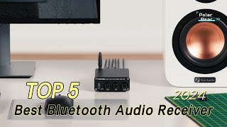 TOP 5 Best Bluetooth Audio Receiver 2024 [upl. by Jeddy]