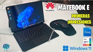 HUAWEI Matebook E 2022 en Perú Primeras Impresiones tablet con Core i5 y Windows 11 [upl. by Ahsille]