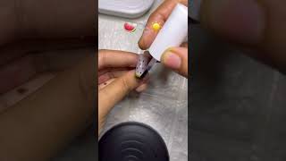 🍉🫧☀️brushworks nails cateyegel nailtutorialclips nailartdesigns fruitnails nailpromote [upl. by Naziaf]