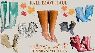 Fall Boot Haul [upl. by Nottage572]