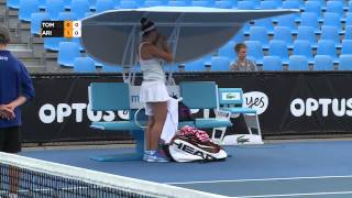 Day 2  Womens Singles Australian Open 2015 Wildcard Playoff [upl. by Balough]