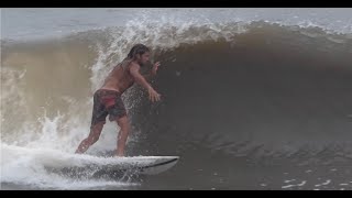 Surfing High Tide Shorebreakers In NE Florida  Update 2  10202024 [upl. by Agatha]