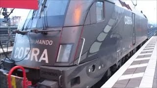 ÖBB Lok mit Einsatzkommando Cobra Aufdruck  austrian train [upl. by Leahcimnaj302]