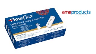 AMAPRODUCTS  FLOWFLEX SARSCoV2 Antigen Rapid Test SELF TEST NASAL [upl. by Safko]