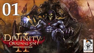 Lets Play Divinity Original Sin 2  Xbox One Gameplay  Episode 1  SKELETOR Evil Playthrough [upl. by Imorej]