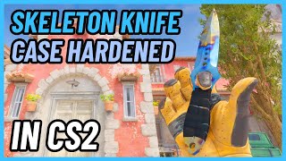 ★ CS2 Skeleton Knife Case Hardened  CS2 Knife InGame Showcase 4K [upl. by Epilihp597]