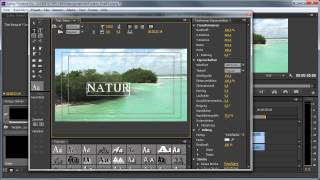 Kriechtitel erzeugen  Adobe Premiere Pro CS6 [upl. by Esirec]