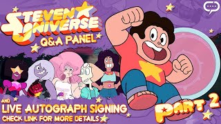 • Streamilycom Presents The Steven Universe Cast Reunion QampA  PART 2 • [upl. by Enehpets312]