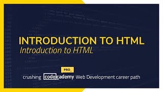 Crushing Codecademy PRO WEB DEVELOPMENT career path Challenge  Introduction to HTML [upl. by Bunny]