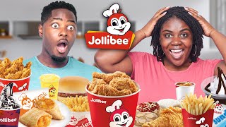 Trying JOLLIBEE For The FIRST TIME [upl. by Greeson751]