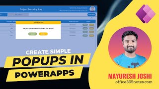 How to create a popup or alert box in PowerApps [upl. by Atikam]
