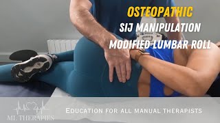 Manipulation of the Sacroiliac Joint osteopathy chiropractic physicaltherapy manualtherapy [upl. by Rikahs]