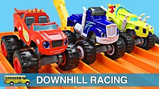 Monster Trucks for Kids  Blaze and the Monster Machines Racing for Children amp Toddlers [upl. by Atinele]