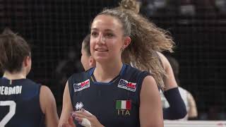 Gaia Giovannini VNL 2024 Italian volleyball players  Volleyball Moments [upl. by Skillern52]