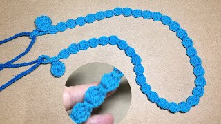 Crochet Mask Holder  Diy Face Mask Strap  Pikky Diy [upl. by Campbell430]