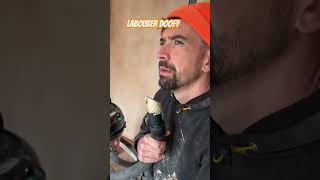 Labourer doofy on site plastering funny [upl. by Ossy]