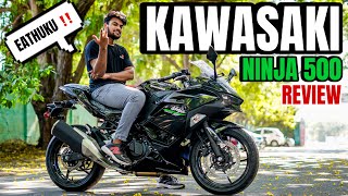 KAWASAKI Ninja 500 🔥REVIEW ‼️ Better than APRILIA RS 457❓ வாங்கலாமா  UNKNOWNRIDER ninja500 [upl. by Knah]