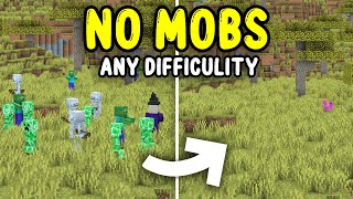 BEST MOB SWITCH Minecraft 121 Stop ALL MOBS from spawning [upl. by Rosie]