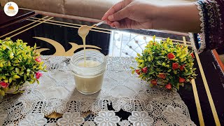 Homemade Condensed Milk in just 2 minutes How to make Condense milk at home by letslearntogether [upl. by Oicelem]