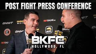 BKFC 62 HOLLYWOOD PostEvent Press Conferene  LIVE [upl. by Burtie]