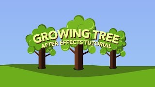 Growing Tree  After Effects Tutorial [upl. by Ulda]