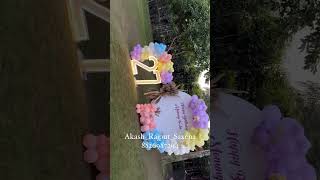 Birthday party decorations ❤️❤️balloon party baloondecoration video youtubeshorts shorts [upl. by Jonna90]