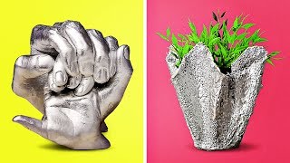 11 COOL CRAFTS WITH CONCRETE AND CLAY [upl. by Asiruam940]