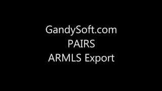 GandySoft PAIRS ARMLS Export [upl. by Stefa]