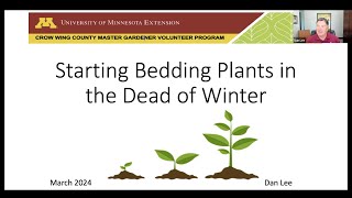 Starting Bedding Plants in the Dead of Winter [upl. by Esmaria]