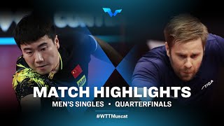 Liang Jingkun vs Jon Persson  MS  WTT Contender Muscat 2022 QF [upl. by Aihsilat]