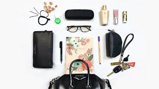 WHATS IN MY BAG l Givenchy Antigona Mini  Stop Motion [upl. by Croom]