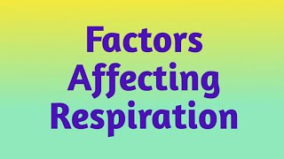 Factors affecting Respiration Fundamental of Nursing Nursing Foundation english amp हिंदी [upl. by Nosiram]