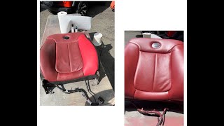 How to Refinish Recolor and Restore worn leather [upl. by Rednaxela]