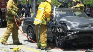 Los Angeles Fire Department LAFD Vehicle Extrication Demonstration [upl. by Bernita]