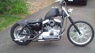 Harley davidson sportster chopperbobber [upl. by Thorrlow780]